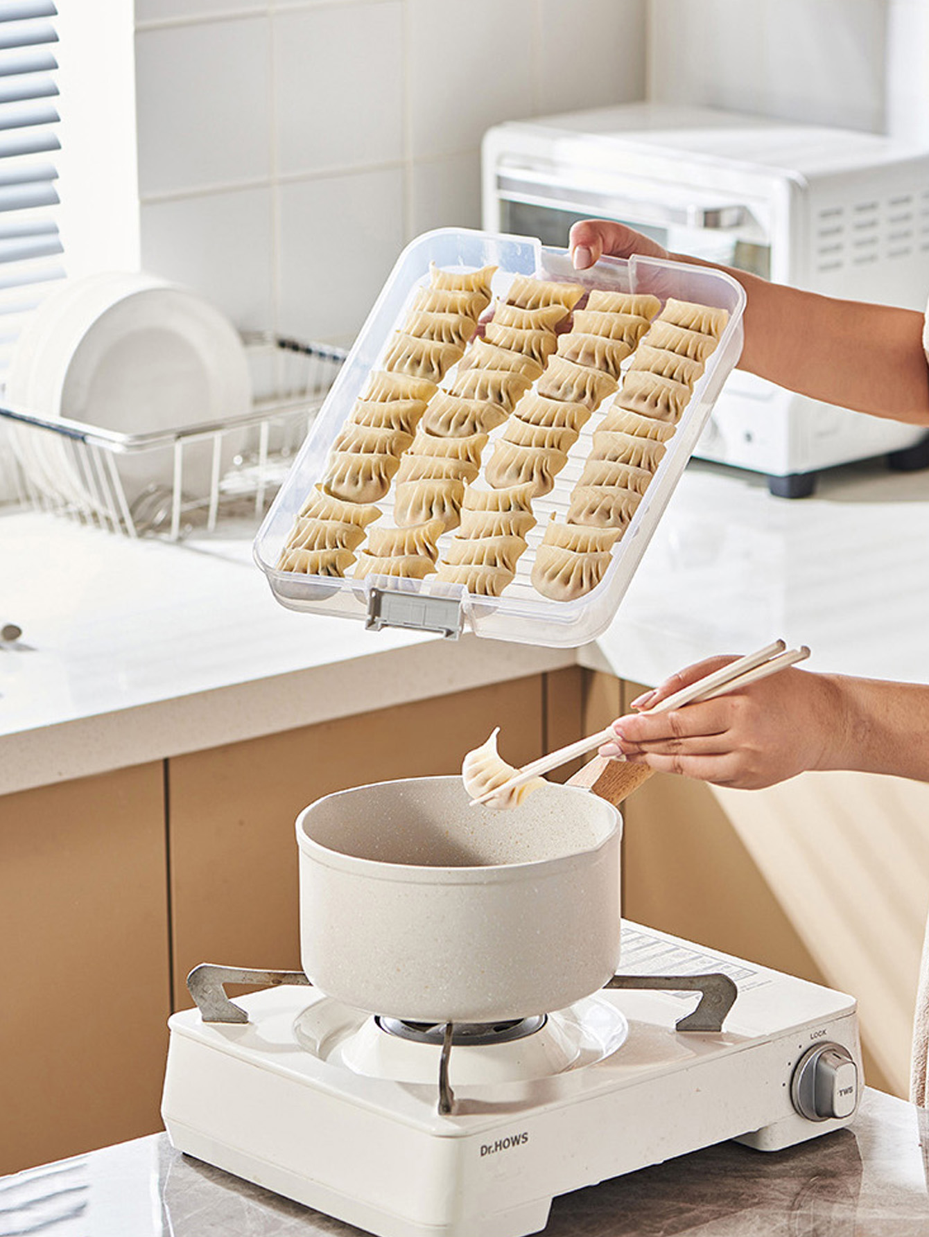 1PC Multi-Layer Dumpling Organ - đánh giá và giá Food Storage Essentials