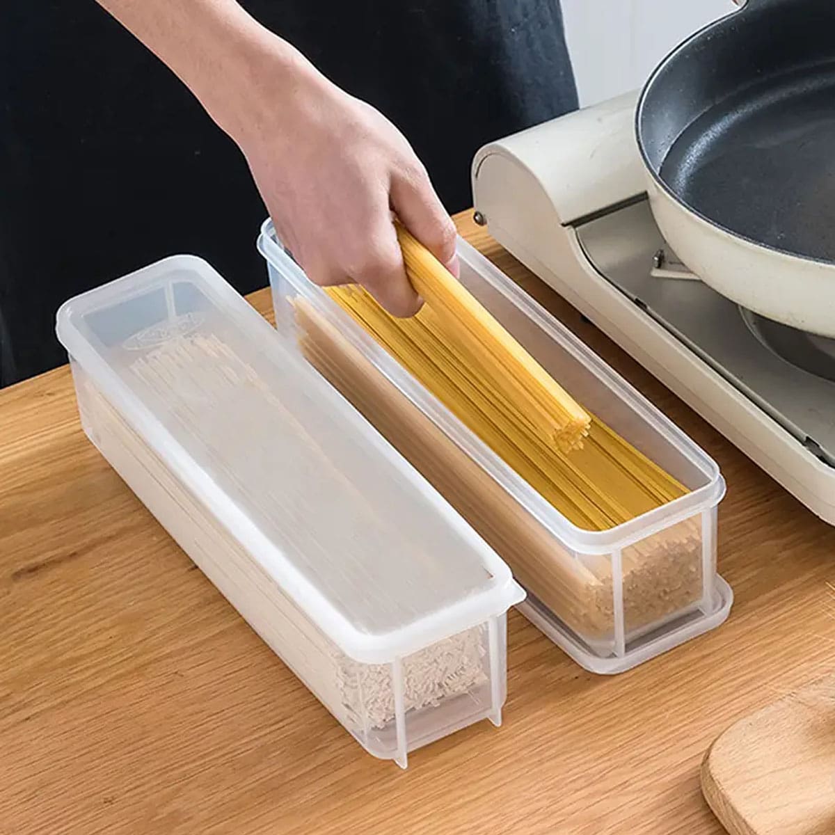 1 Plastic Transparent Storage  - đánh giá và giá Food Storage Quart
